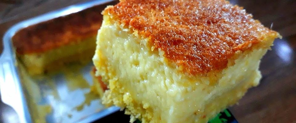Bolo de Milho de Latinha Cremoso e já sai recheado do forno