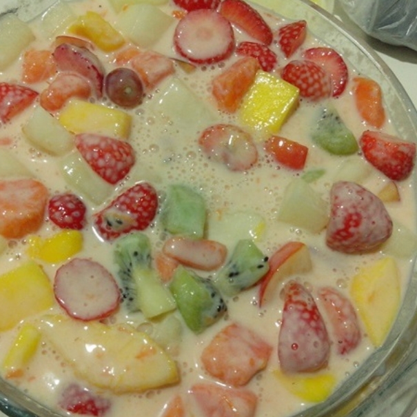 Salada de Frutas Assada com Mel