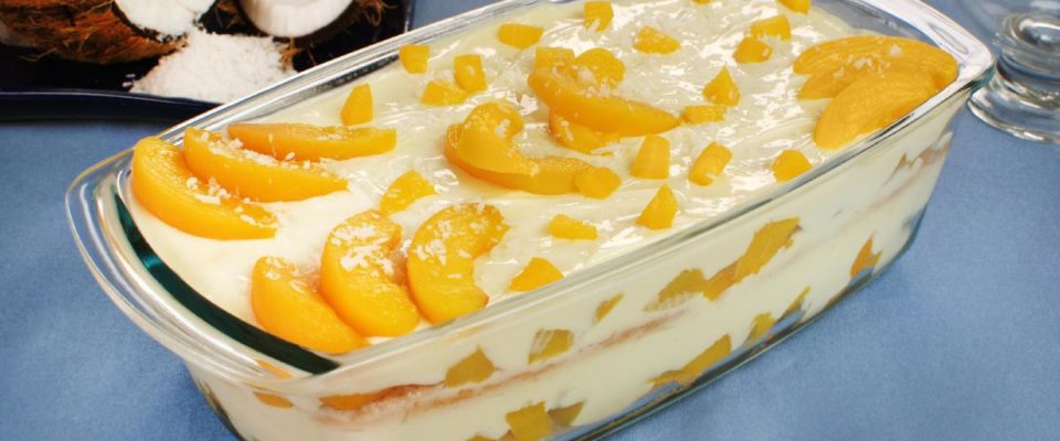 Gelado de pêssego