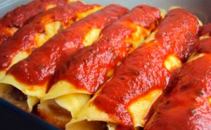 Panqueca Portuguesa com Presunto e Queijo