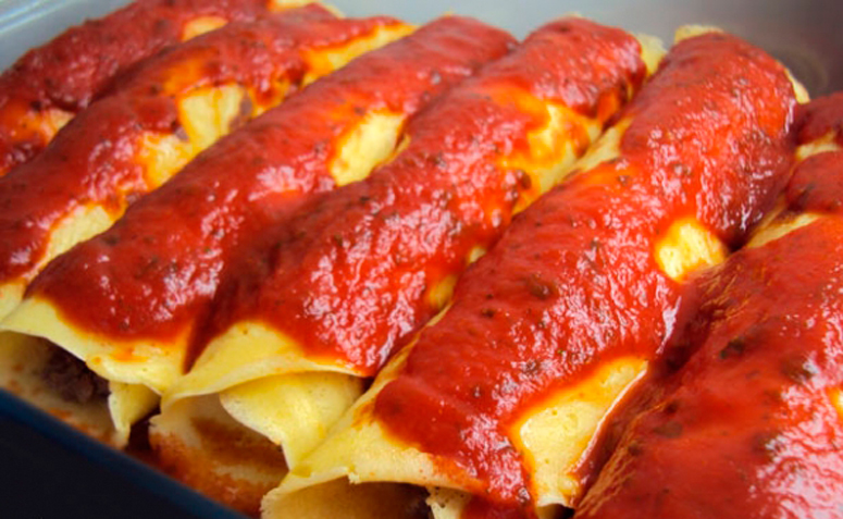 Panqueca Portuguesa com Presunto e Queijo