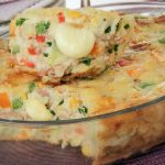 Torta de Atum de Liquidificador com Legumes