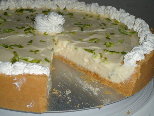 Torta-Mousse de Limão Cremosa