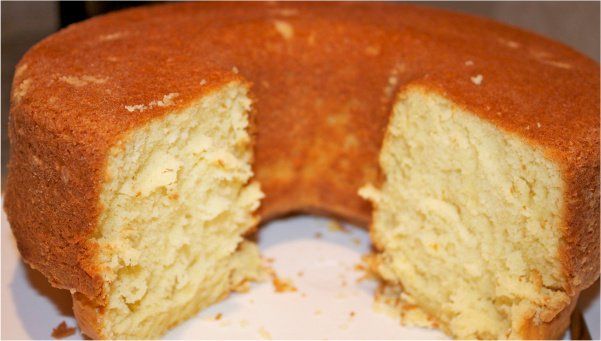 Bolo Amanteigado Delicioso Para O Lanche Da Tarde