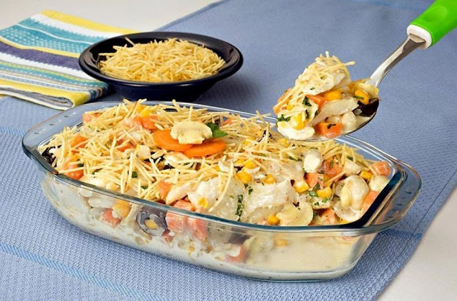 Receita Fricassê de Bacalhau Fácil e Delicioso