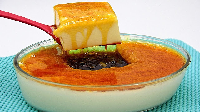 Receita de pudim de travessa sem forno e sem ovos: Fica Maravilhoso