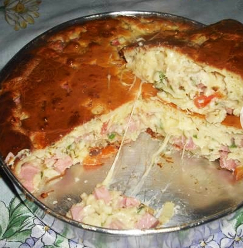 Torta Bauru de liquidificador