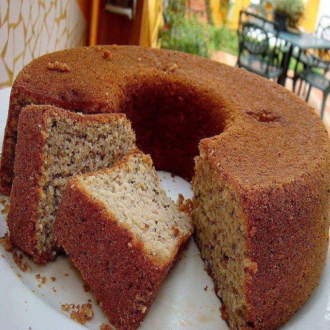 Bolo de banana sem glúten de liquidificador