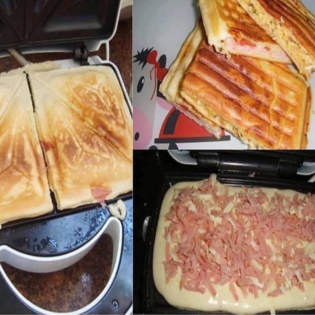 Crepe Suíço de Sanduicheira