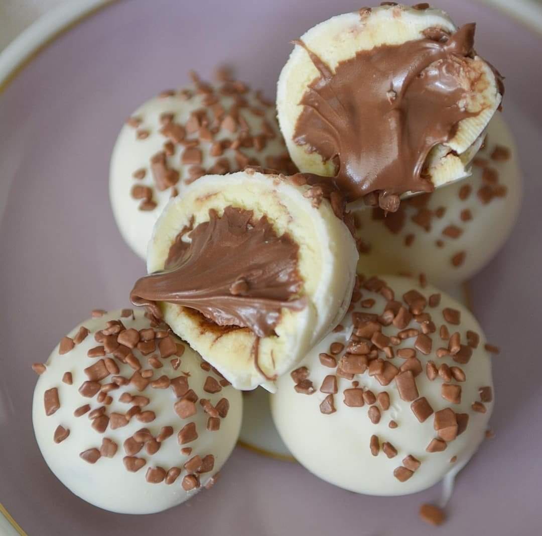 Bombom de Leite Ninho com Nutella