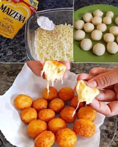 Bolinha de Queijo Crocante: Receita Fácil para Festa
