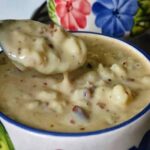 Canjica Cremosa com Chocolate Branco