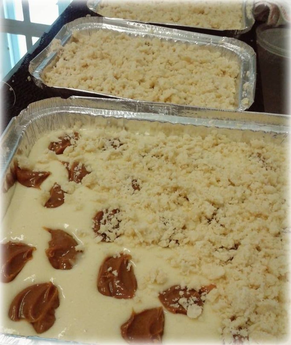 Cuca de doce de leite