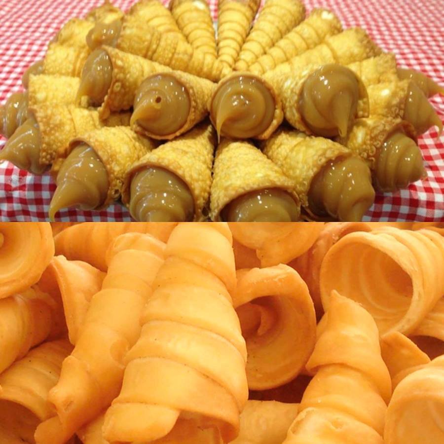 Canudinho de doce de leite assado