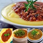 Polenta com Carne Moída ao Molho Caseiro