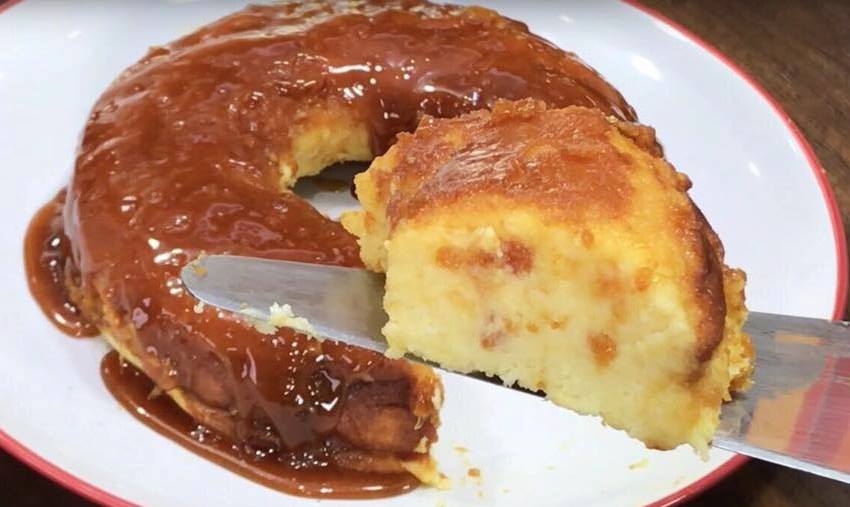 Pudim de Mandioca fácil e saboroso
