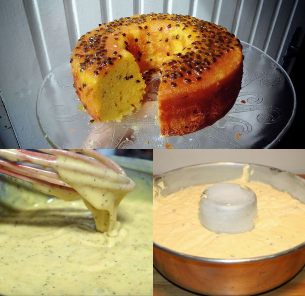 Bolo Simples de Maracujá