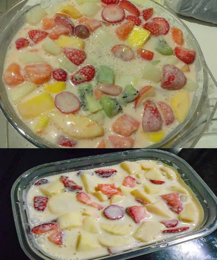 Salada de Frutas Gostosa e que não Escurece