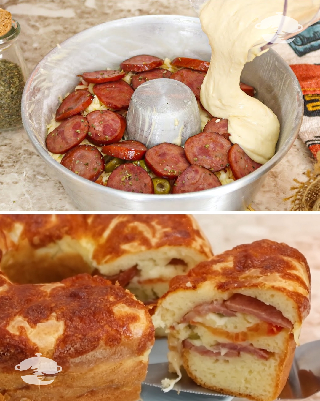 Lanche de Forno de Calabresa