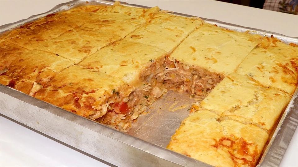 Torta de Frango de Liquidificador Fácil e Fofinha