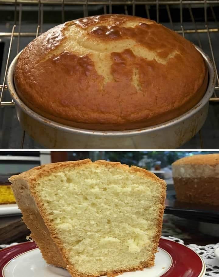 Bolo de Água Simples e Fofinho: Receita Fácil