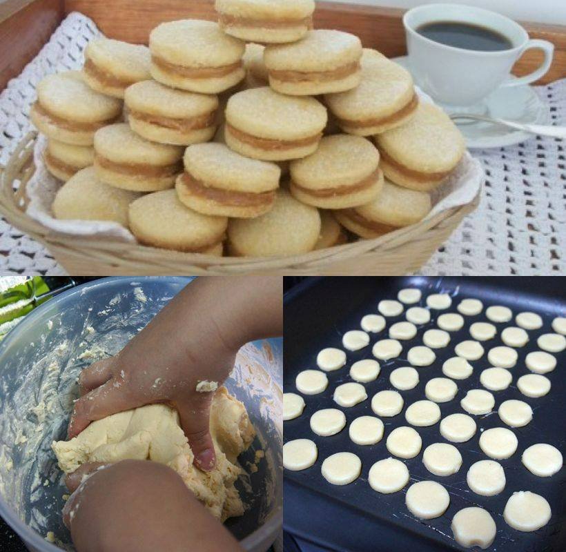 Biscoito Casadinho de Doce de Leite Fácil