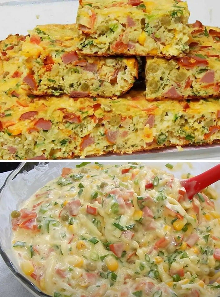 Omelete de forno é rápido e delicioso