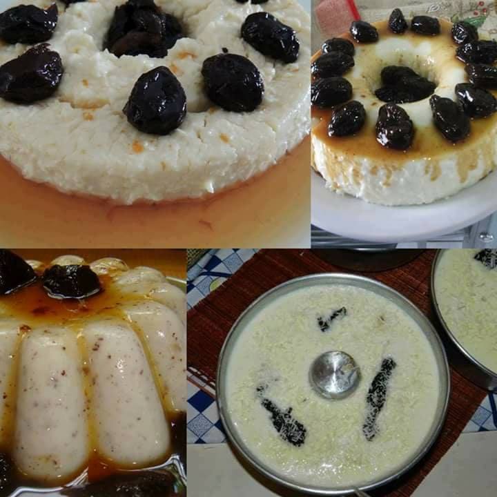Manjar de Coco Cremoso com Calda de Ameixa: Fácil