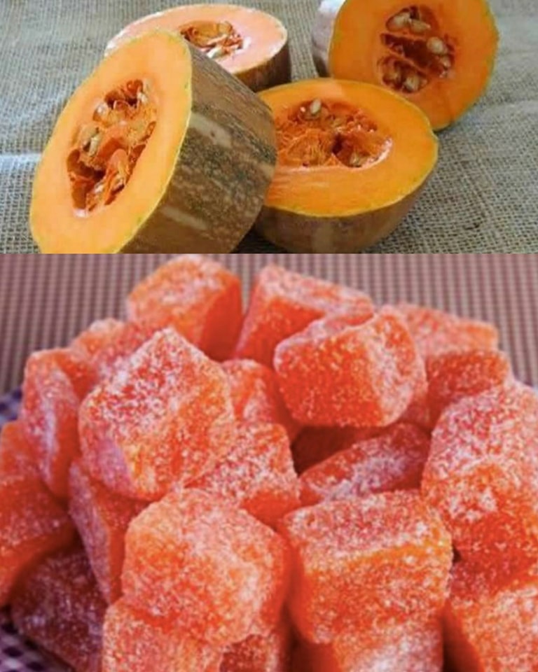 Doce de Abóbora Cristalizado