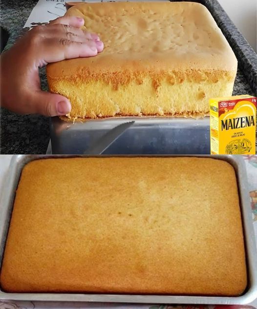 Pão de Ló de Maisena Fofinho: Receita Fácil e Leve