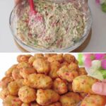 Bolinho de arroz assado com parmesão