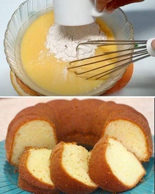 Bolo Gigante de 3 Ingredientes com Leite Condensado